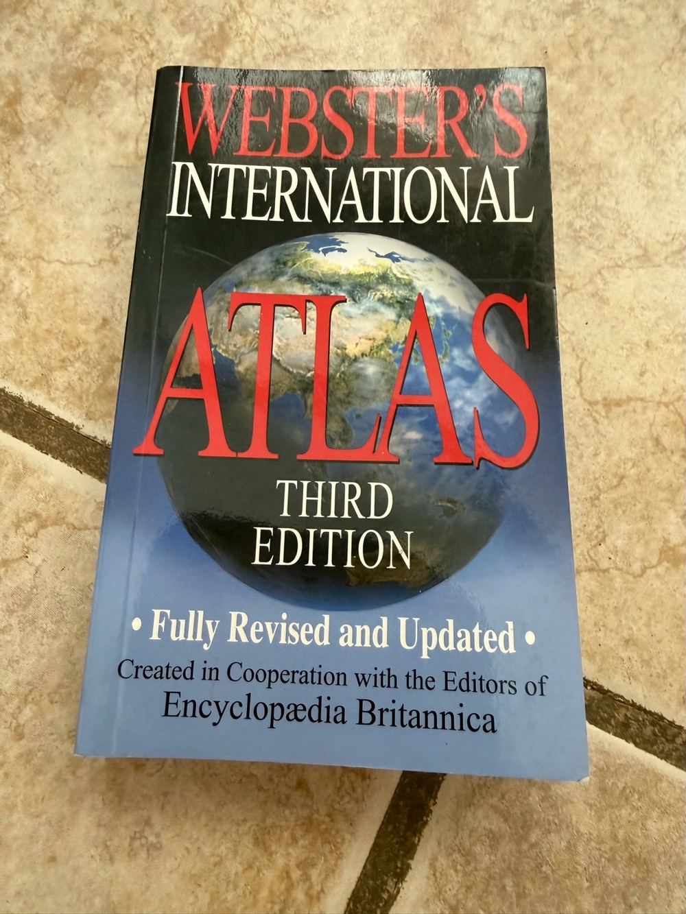Webster's International Atlas Third Edition - Blue Cover